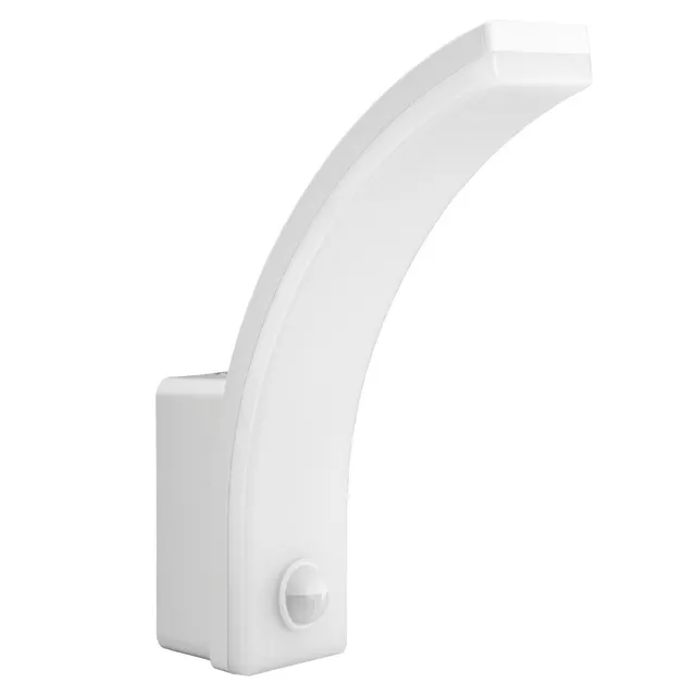 Lampa LED z czujnikiem ruchu Maclean MCE512 W, czujnik ruchu PIR, kolor biały, 20W, IP65, 2000lm, barwa neutralna biała (4000K)