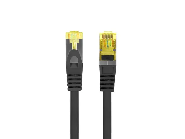 Patchcord Lanberg S/FTP kat.6A 3m LSZH CU fluke passed czarny