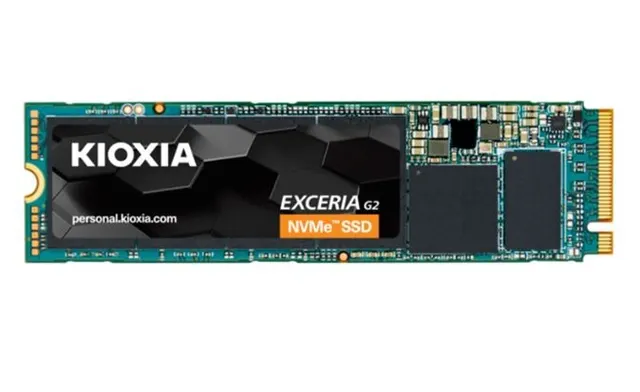 Dysk SSD KIOXIA EXCERIA G2 500GB PCIe Gen3x4 NVMe (2100/1700 MB/s) 2280