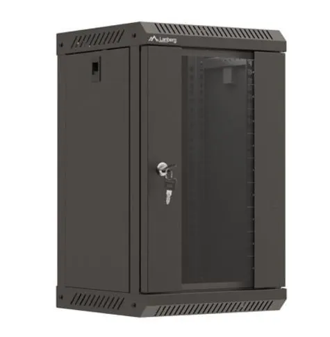 Lanberg WF11-3309-10B stojak 9U Szafa wisząca Czarny