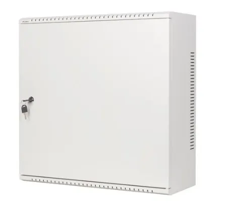 Szafa instalacyjna Rack Wisząca 19" 6U+3U 540x200 Niskoprofilowa Szara Lanberg (złożona)