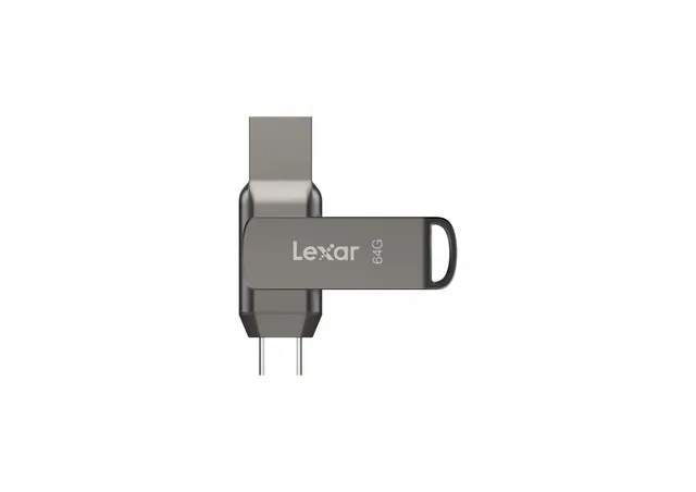 Pendrive Lexar JumpDrive D400 64GB USB 3.2 Gen1 Type-C 130MB/s srebrny