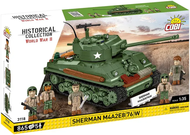 Klocki Sherman M4A2E8 865 klocków