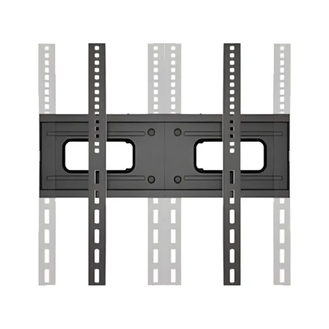 Uchwyt do TV Maclean MC-788, max VESA 400x400, 32-75", 50kg, reg.kąta w pionie i poziomie, profil 80-380mm, czarny