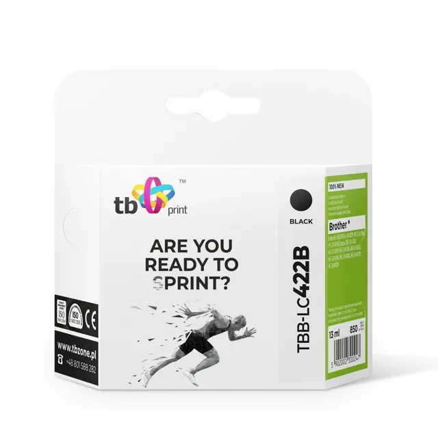 Tusz do Brother MFC-J5340DW TBB-LC422B 100% nowy czarny