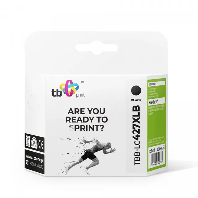 Tusz do Brother MFC-J5955DW TBB-LC427XLB 100% nowy czarny