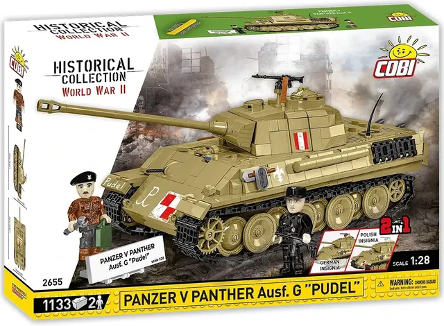 Klocki Panzer V Panther G Pudel 1133 klocków