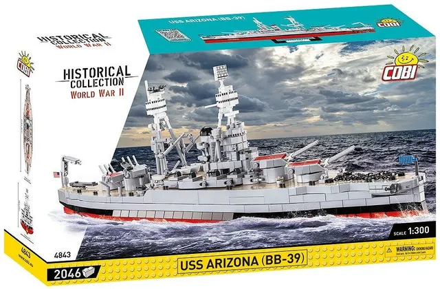 Klocki USS Arizona BB-39 2046 klocków