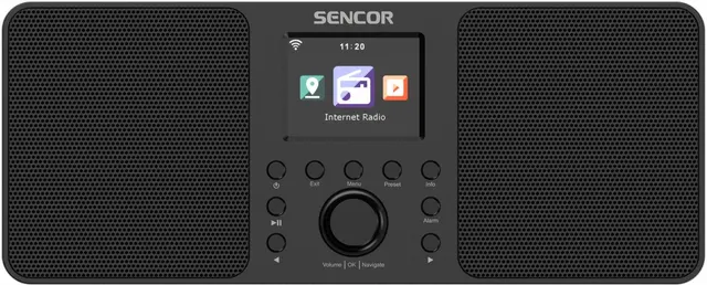 Radio Internetowe Moc 2x10W,WiFi,FM,DAB+,USB, wys.LCD