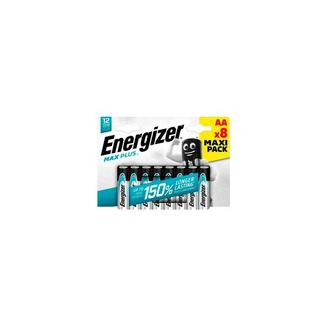 Bateria alkaliczna Energizer MAX Plus AA / LR6 (blister) - 8 sztuk