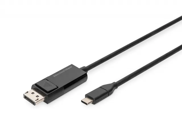 Kabel adapter DIGITUS 8K 30Hz USB Typ C/DisplayPort dwukierunkowy 2m