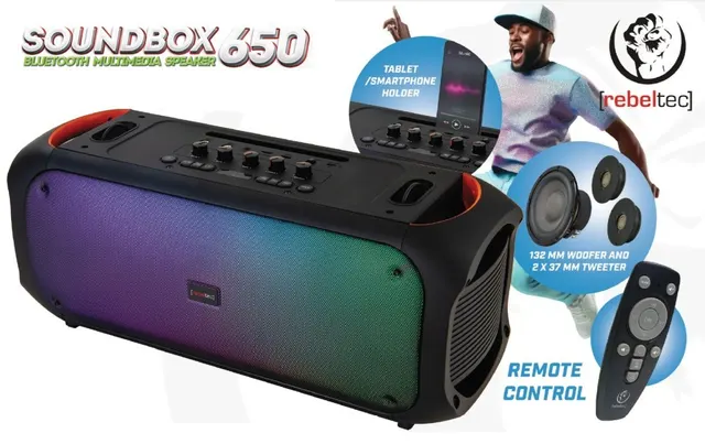 Głośnik Bluetooth FM/USB SoundBox 650