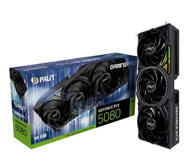 Karta VGA Palit GeForce RTX 5080 GamingPro 16GB GDDR7 256bit HDMI+3DP PCIe5.0