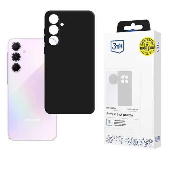 Etui na Samsung Galaxy A36/A56 - 3mk Matt Case Black