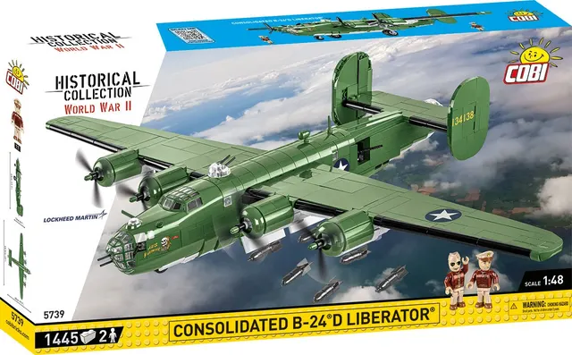 Klocki Consolidated B-24D Liberator 1445 klocków
