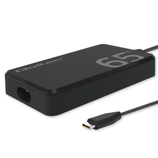 Ładowarka sieciowa Qoltec 65W GaN Super Fast SLIM