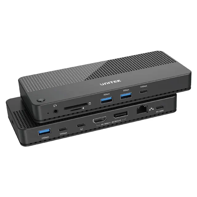 Stacja dokująca 12w1 USB-C, HDMI 2.1, USB 4, PD 100W; D1079A
