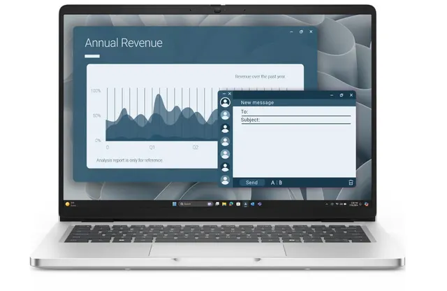 Laptop Dell Pro 14 PC14255/AMD Ryzen AI 7 350/16GB/512GB SSD CL25/14.0 FHD+/Radeon 860M/FgrPr/FHD/IR Cam/Mic/WLAN+ BT/Backlit Kb/3 Cell/W11Pro