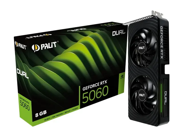 Karta VGA Palit GeForce RTX 5060 Dual 8GB GDDR7 128bit HDMI+3DP PCIe5.0