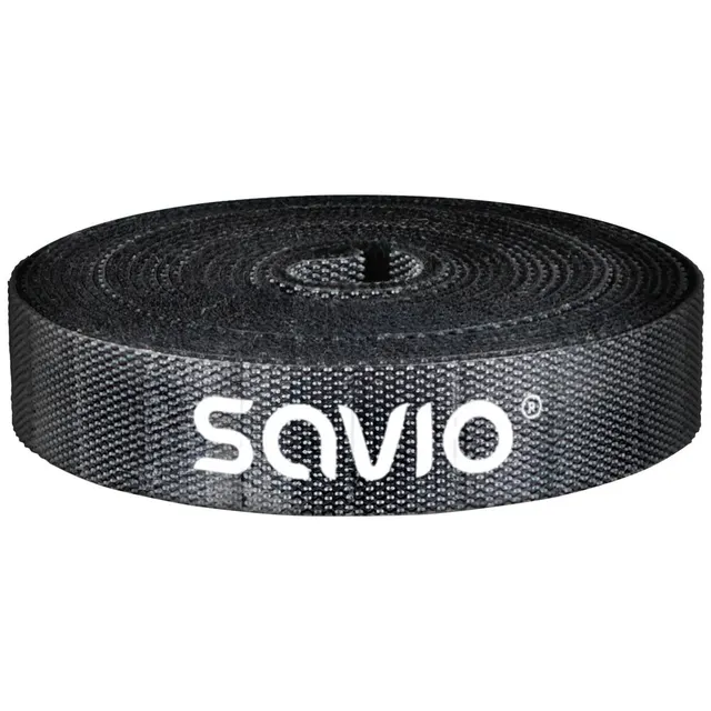 Organizer na kable Savio OC-07 Taśma, Rzep, 14mm szerokości, 10m