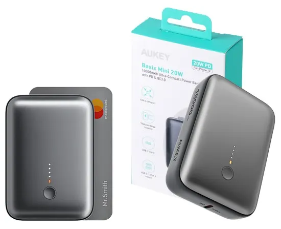 PB-Y55 MINI PowerBank 10000mAh 22.5W 2xUSB PD QC