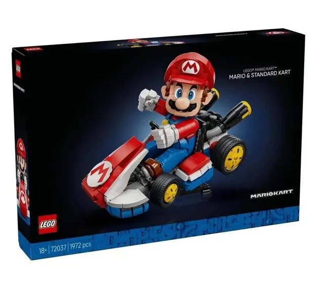 Klocki Super Mario 72037 Mario Kart Mario i Standard Kart