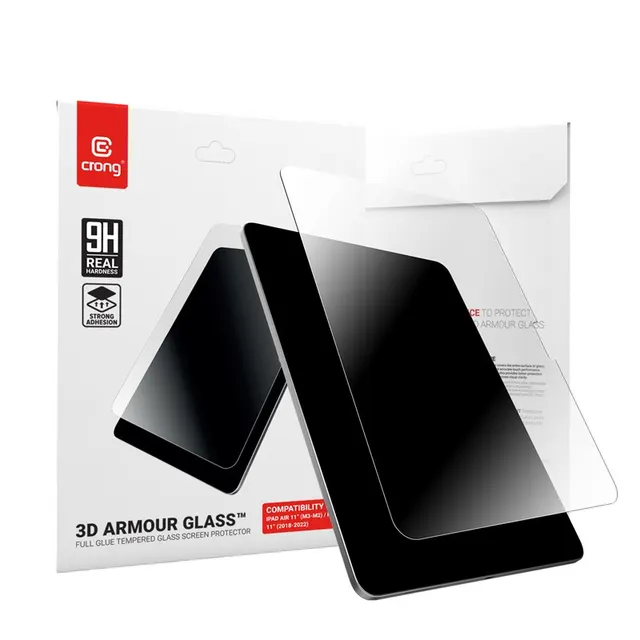 Szkło hartowane 3D Armour Glass - iPad Air 11 M4 2026 M3 2025 iPad Air 11 M2 2024 iPad Pro 11 2022-2018