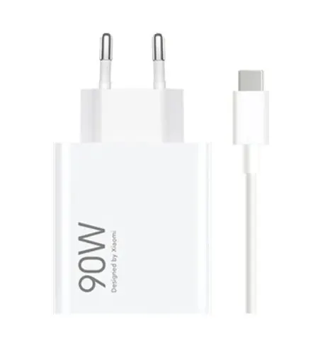 Ładowarka sieciowa Xiaomi 90W HyperCharge Combo 1x USB-A 6,1A biała