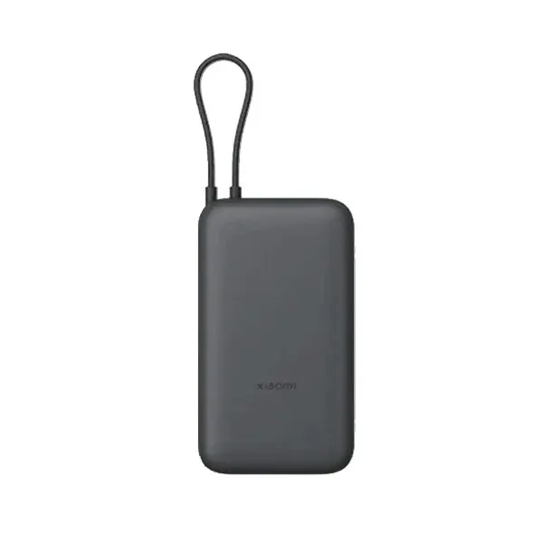 Powerbank Xiaomi 22,5W 20000mAh USB-A 2xUSB-C wbudowany kabel Dark Grey