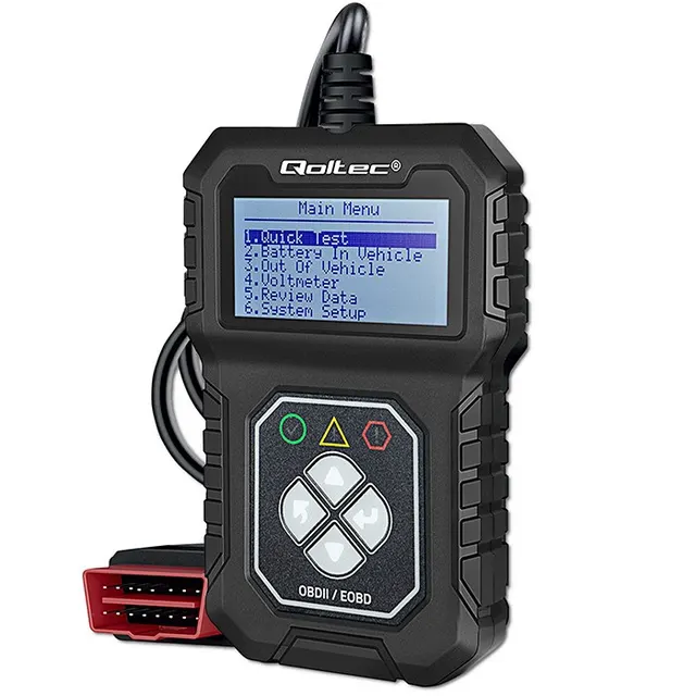 Tester cyfrowy Qoltec diagnostyczny ProLine, OBDII EOBD, 8V-25V, Dual system