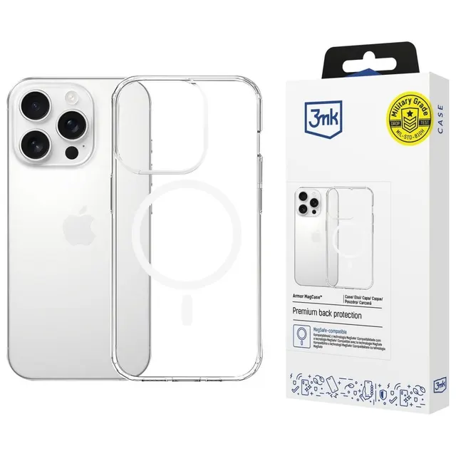 Etui Armor MagCase do iPhone 14 Pro Max przezroczysty