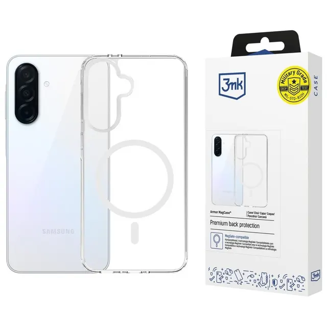 Etui Armor MagCase do Samsung A36 MagSafe przezroczysty
