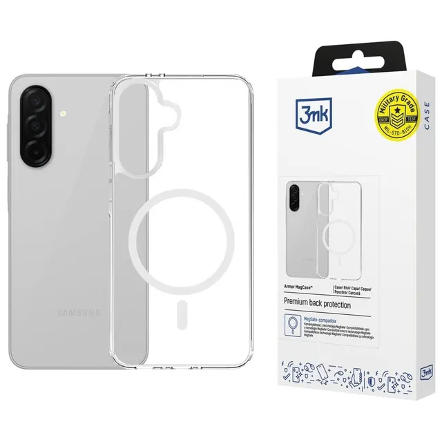 Etui Armor MagCase do Samsung A56 MagSafe przezroczysty