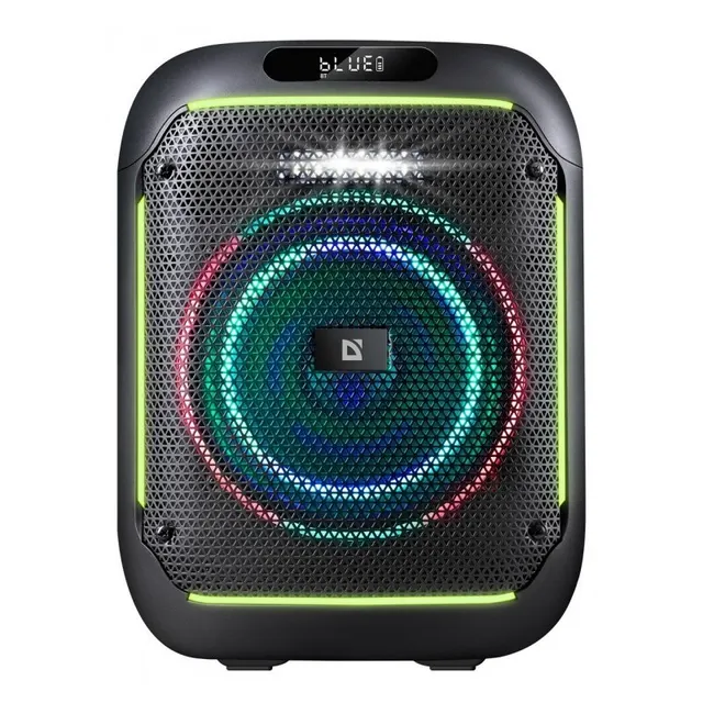 Głośnik Defender BOOMER 65 Bluetooth 65W MP3/FM/SD/USB/AUX/TWS/LED/MIC/DSP KARAOKE czarny PILOT