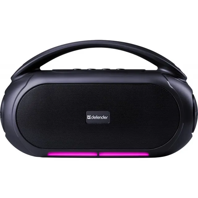 Głośnik Defender BEATBOX 12 Bluetooth 12W MP3/FM/SD/USB/LED czarny