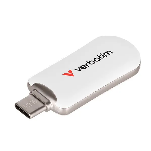 Pendrive Verbatim Plectra 64GB USB-C 3.0 White