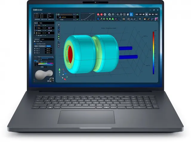 Stacja robocza Dell Pro Max 18 Plus MB18250 W11P U7-265HX, 32GB, 1TB, Nvidia RTX PRO 2000, FgrPr & SmtCd, Cam, WLAN + BT, 18.0 QHD+, Backlit Kb, 6C, vPro, 3YPS