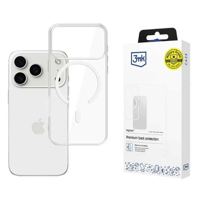 Etui Armor MagCase do Apple iPhone 17 Pro Max/ 18 Pro Max Przezroczyste