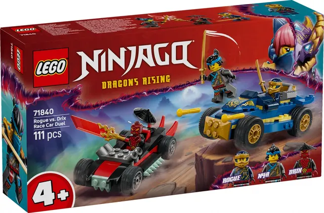 Klocki Ninjago 71840 Pojedynek wyścigowy Rogue kontra Drix