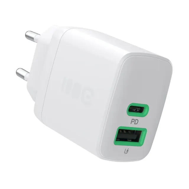 GREENCELL ŁADOWARKA USB-C/A POWERSOURCE DUO30 30W 1X USB-C + 1X USB-A PD QC BIAŁA