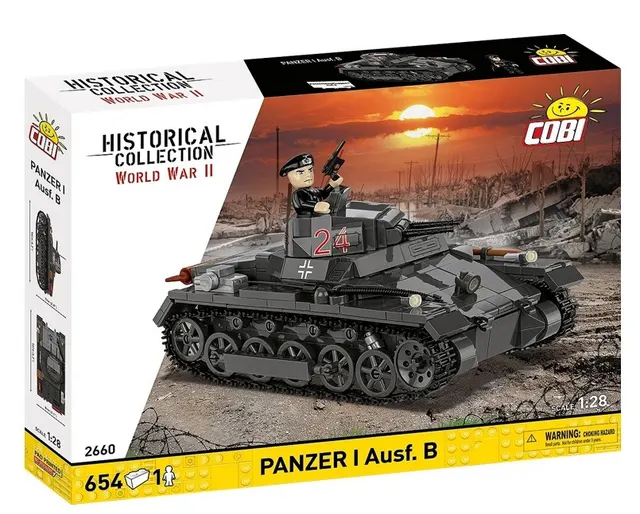 Klocki Panzer I Ausf.B 654 elementy
