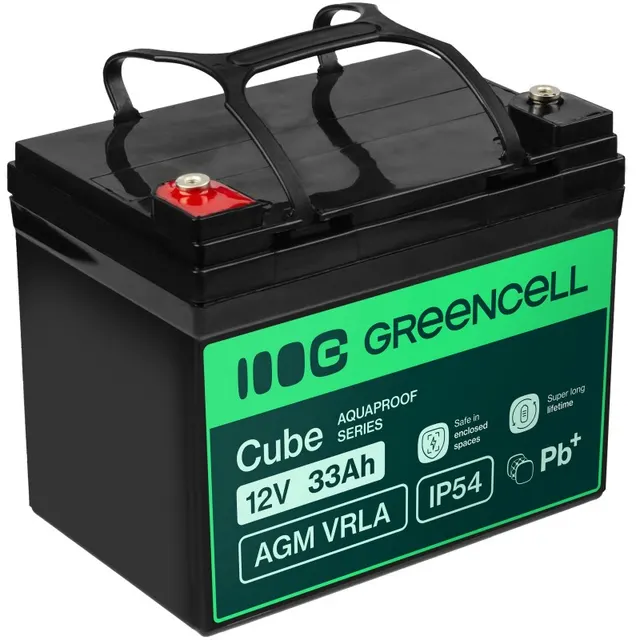 Akumulator AGM VRLA 12V 33Ah IP54