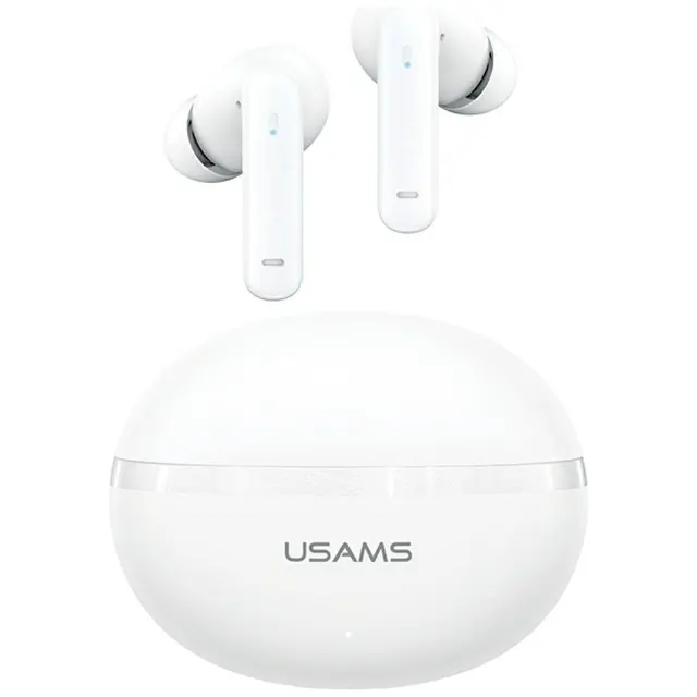 Słuchawki bluetooth TWS E02 ANC+ENC white