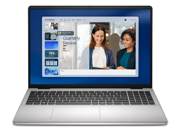 Laptop Dell 16 DC16256 W11P R7-350, 32GB, 1TB, AMD Radeon, FgrPr, WLAN+BT, 16.0 FHD+, Backlit Kb, 4C, 65W, 3YPS Platinum Silver (Metal)