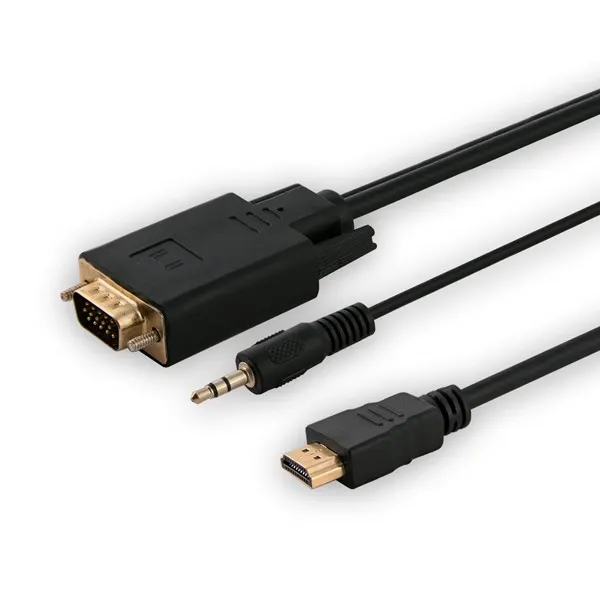 Kabel adapter Savio CL-198 HDMI (M) - VGA (M) + Audio 1,8m