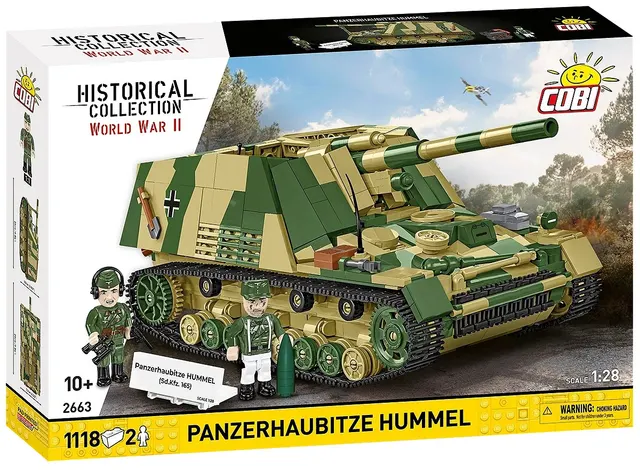 Klocki Panzehaubitze Hummel 1118 klocków