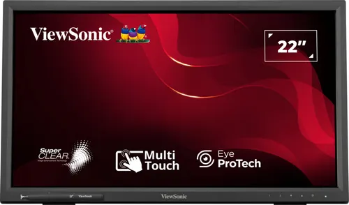 Viewsonic TD2223-2 monitor komputerowy 55,9 cm (22") 1920 x 1080 px Full HD LCD Ekran dotykowy Czarny