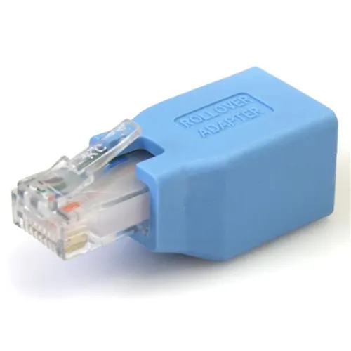 StarTech.com ROLLOVER przejściówka do kabli RJ-45 Niebieski