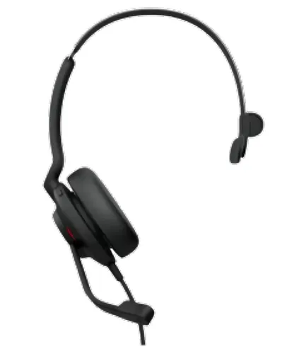 Jabra Evolve2 30 SE USB C/A MS Mono Zestaw słuchawkowy Przewodowa Ręczny Biuro/centrum telefoniczne USB Type-C / USB Type-A Czarny