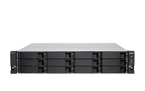 QNAP TS-H1886XU-RP-R2 NAS Rack (3U) Intel® Xeon® D D-1622 32 GB DDR4 0 TB QuTS hero Czarny, Szary